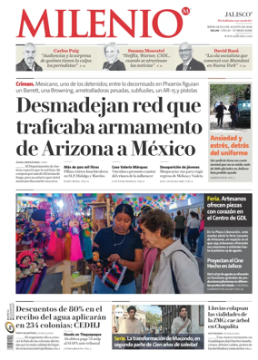 Cover of Milenio Jalisco
