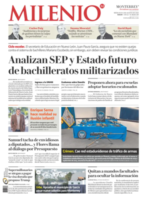 Cover of Milenio Monterrey