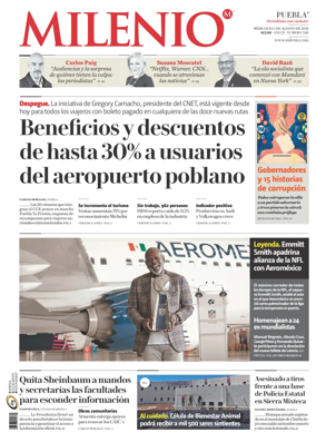 Cover of Milenio Puebla