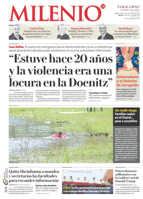 Cover of Milenio Tamaulipas