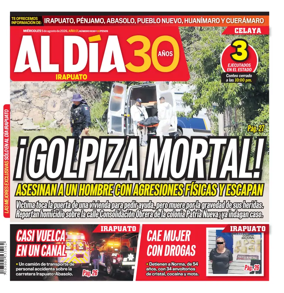 Cover of Periodico Al Dia (Irapuato)