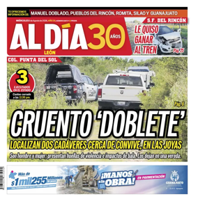 Cover of Periodico Al Dia (Leon)