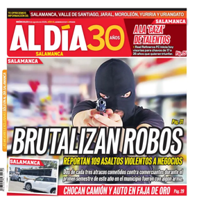 Cover of Periodico Al Dia (Salamanca)