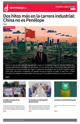 Cover of Sin Embargo Opinion
