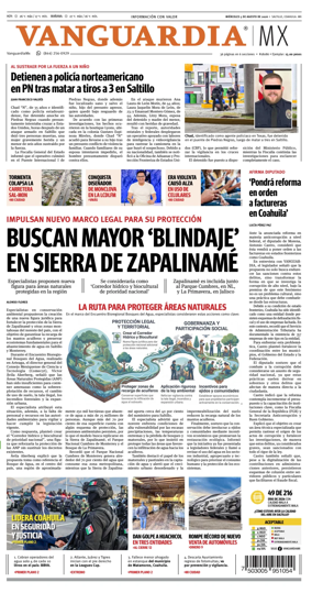Cover of Vanguardia