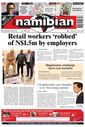Cover of The Namibian