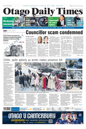 Cover of Otago Daily Times