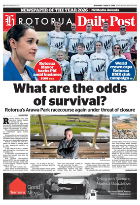 Cover of Rotorua Daily Post