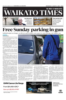 Cover of Waikato Times