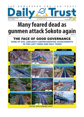 Cover of Daily Trust