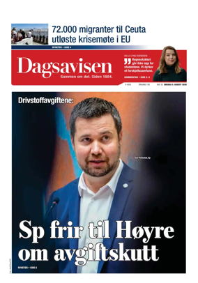 Cover of Dagsavisen