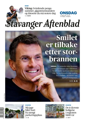 Cover of Stavanger Aftenblad