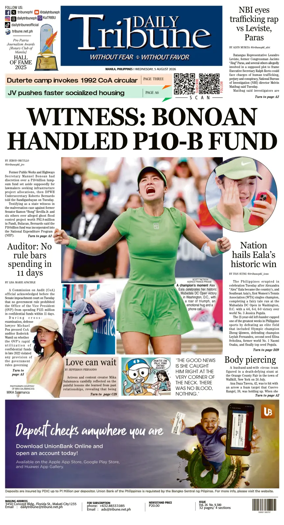 Cover of Daily Tribune (Philippines)