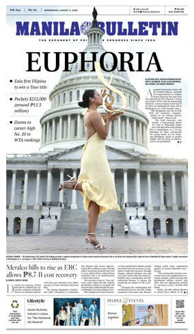 Cover of Manila Bulletin