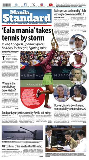 Cover of Manila Standard