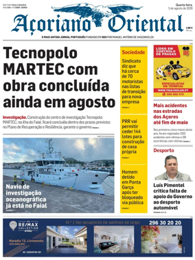 Cover of Acoriano Oriental