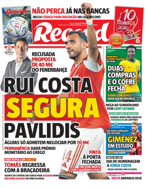 Cover of Record (Portugal)