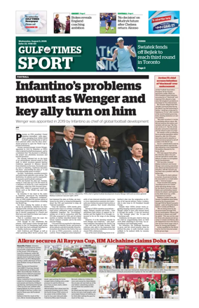 Cover of Gulf Times Sport