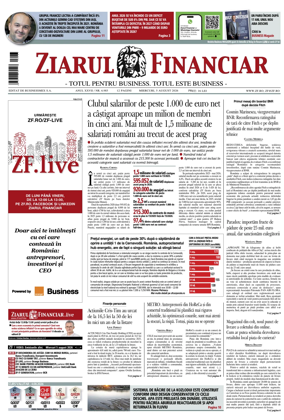 Cover of Ziarul Financiar