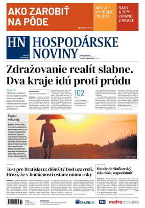 Cover of Hospodarske noviny