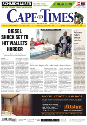 Cover of Cape Times