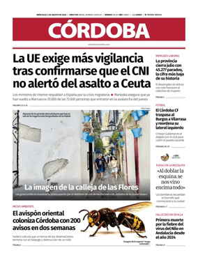Cover of Diario Cordoba