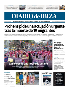 Cover of Diario de Ibiza