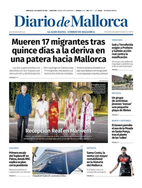 Cover of Diario de Mallorca