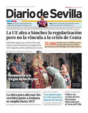 Cover of Diario de Sevilla