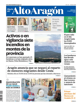 Cover of Diario del Alto Aragon