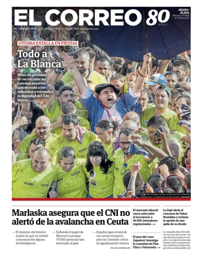 Cover of EL Correo (Alava)