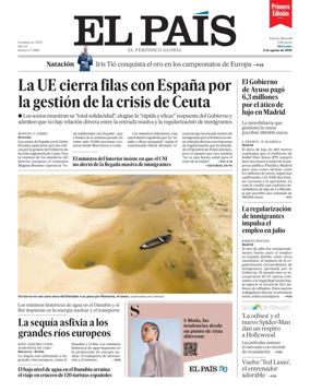 Cover of EL PAIS primera edicion