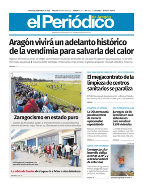 Cover of El Periodico Aragon