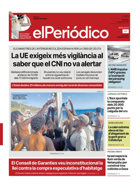Cover of El Periodico - Catala