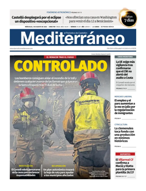 Cover of El Periodico Mediterraneo
