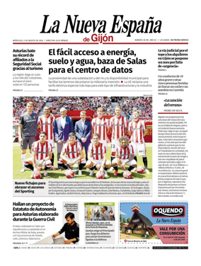 Cover of La Nueva Espana (Gijon)