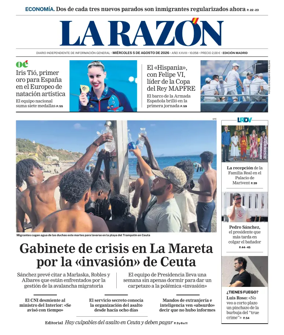 Cover of La Razon (Madrid)