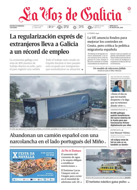 Cover of La Voz de Galicia (Barbanza)