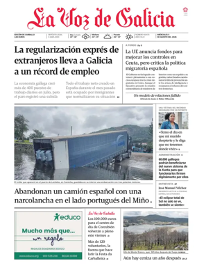 Cover of La Voz de Galicia (Carballo)