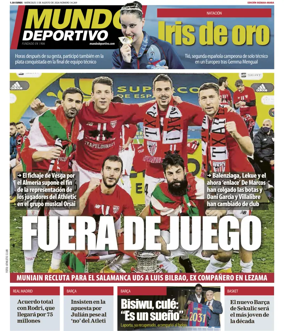 Cover of Mundo Deportivo (Bizkaia-Araba)