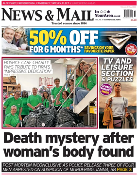 Cover of Aldershot News & Mail