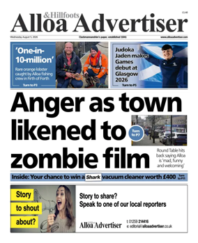 Cover of Alloa Advertiser