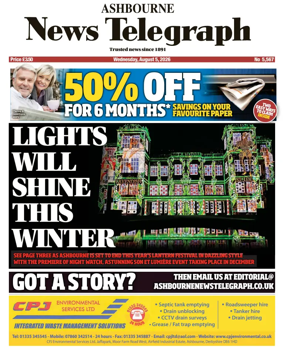 Cover of Ashbourne News Telegraph