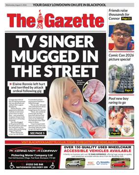 Cover of Blackpool Gazette