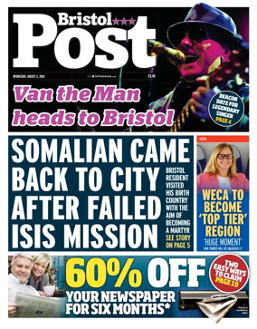 Cover of Bristol Post