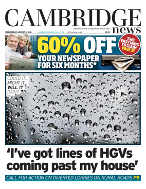Cover of Cambridge News