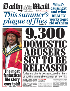Cover of Daily Mail