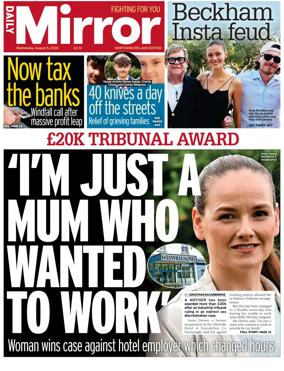Cover of Daily Mirror (Northern Ireland)