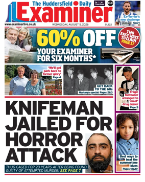 Cover of Huddersfield Daily Examiner