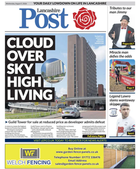 Cover of Lancashire Evening Post
